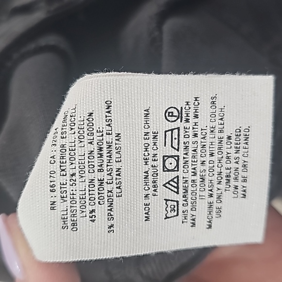 Anthropolgie black soft corduroy straight leg trouser dress pants - Picture 5 of 5